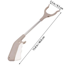 LIFKOME 1/2/3 Pack Grabber Reacher Tool 16 Inch Heavy Duty Mobility Grip Hand Stainless Steel Pick Up Grab Tool Trash Litter Picker Trash Claw Grabber Tool
