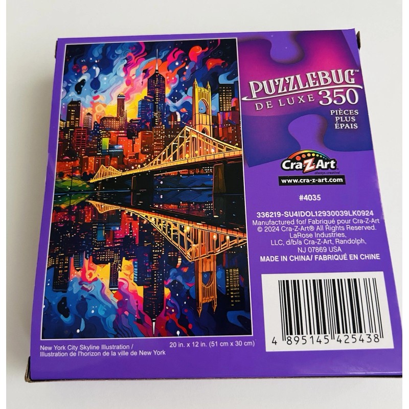 Cra-z-art.com New Puzzle New York City Skyline 350 Pieces 20"