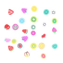 Vaguelly 2000pcs Fruit Slice Nail Art Stickers DIY Nail Decoration with Fruit Shapes for for Adults Safe and Durable for Use
