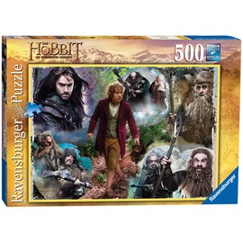 Ravensburger The Hobbit Bilbo and His Companions Puzzle (500 Pieces)