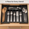 Adjustable Cutlery Drawer Organizer for Kitchen Storage – Expandable 8-Compartment