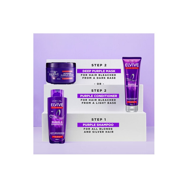 L'Oreal Elvive Colour Protect Purple Mask 250ml