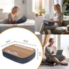 ERGONOV Lap Beanbag Book Stand for Hands Free Reading Comfortable