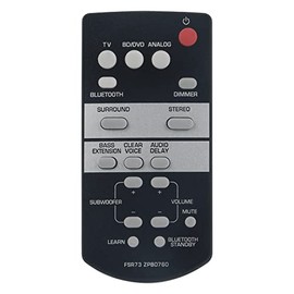 PERFASCIN FSR73 ZP80760 Replace Remote Control Fit for Yamaha BT Sound Bar Home Theater Speaker System ATS-1050 SRT-700 YAS-105