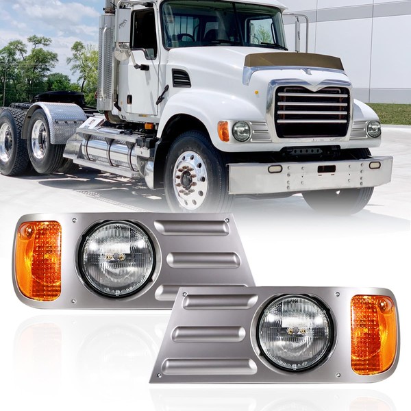 Headlights Assembly fit for Mack CV Replacement Left Driver and