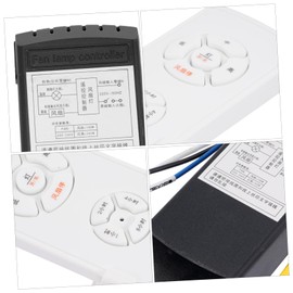 Operitacx 1 Set Ceiling Fan Remote Control Replacement with Timing Function Easy Operation High Sensitivity Control for Convenient Home Lighting and Air Circulation