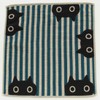Atsuko Matano 181007-0508-02 Women's Triple Gauze Handkerchief (Blue/100% Cotton), Gauze