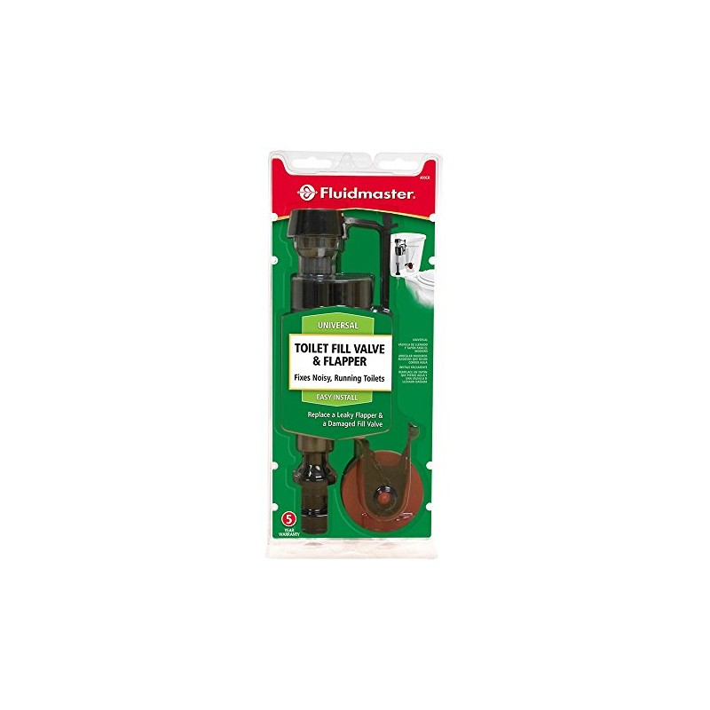 Fluidmaster 400C Fill Valve and 2 inch Flapper Toilet Repair