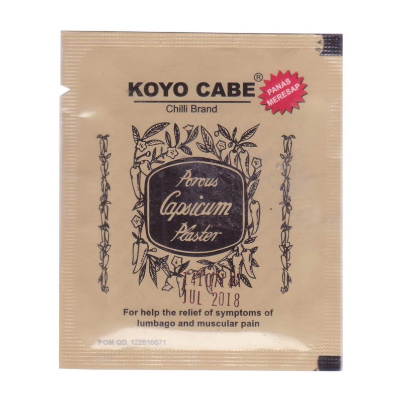 (4) - Koyo Cabe Chilli Brand Porous Capsicum Plaster, 4