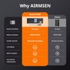 AIRMSEN Wireless Meat Thermometer with Smart LCD Display Standalone Base,