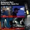Bttfere 2 Pack Pocket Flashlight EDC Clip Light with Magnetic