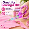 Titanium-Plated Craft Scissors for Sewing & DIY Projects – Versatile