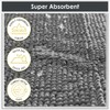 Emma Barclay Noodle Soft Touch Non-Slip Bathroom Rug in Graphite