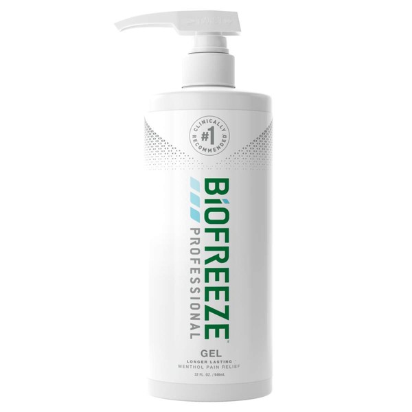 Biofreeze Professional Pain Relief Gel, 32 oz. Pump, Green