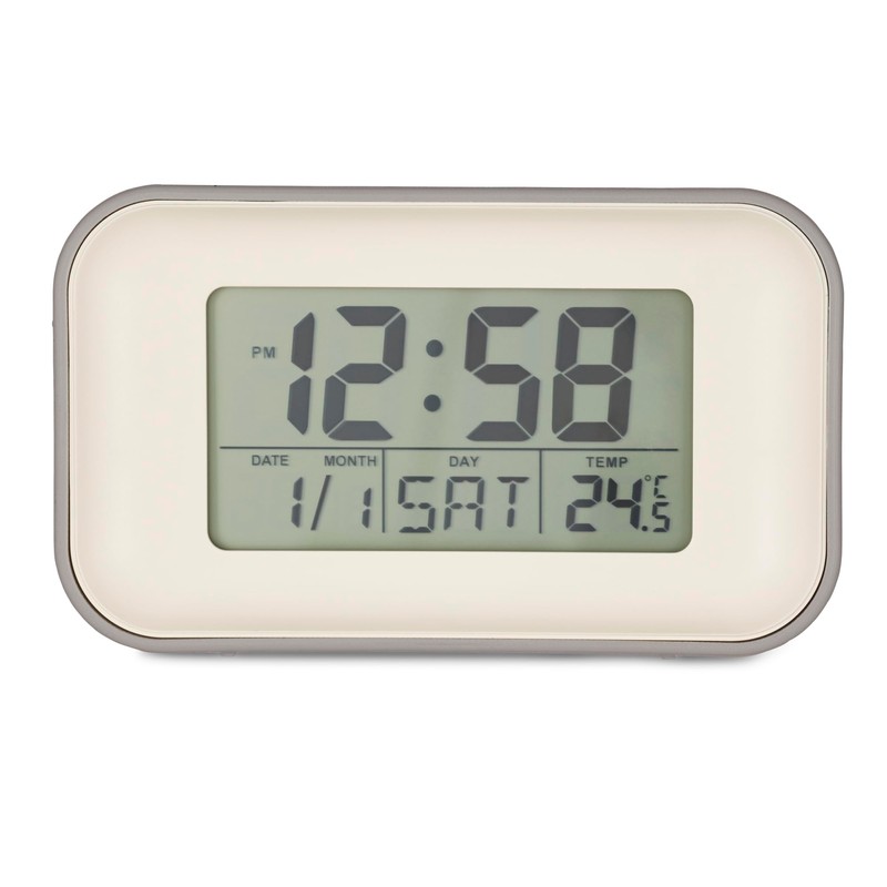 Acctim Alta Retro Digital Alarm Clock Crescendo Alarm Date &