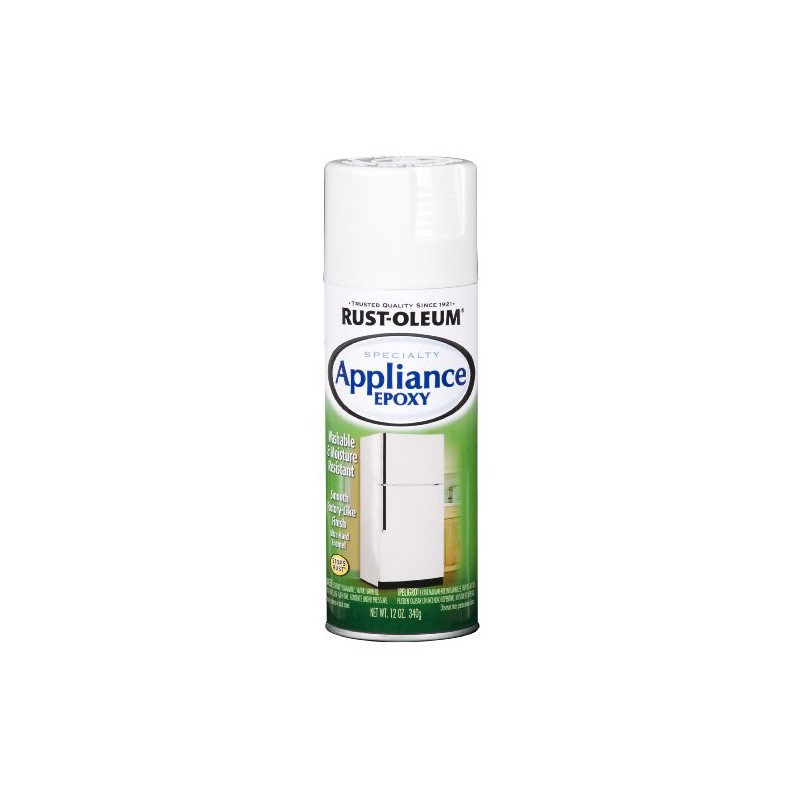 12 Oz Gloss White Appliance Epoxy Enamels Spray Paint [Set
