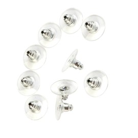 - arete en forma de K, 50 unidades, tapones para los oídos, arete con almohadilla, respaldos, arete, tope trasero, arete, tapones para los oídos de metal