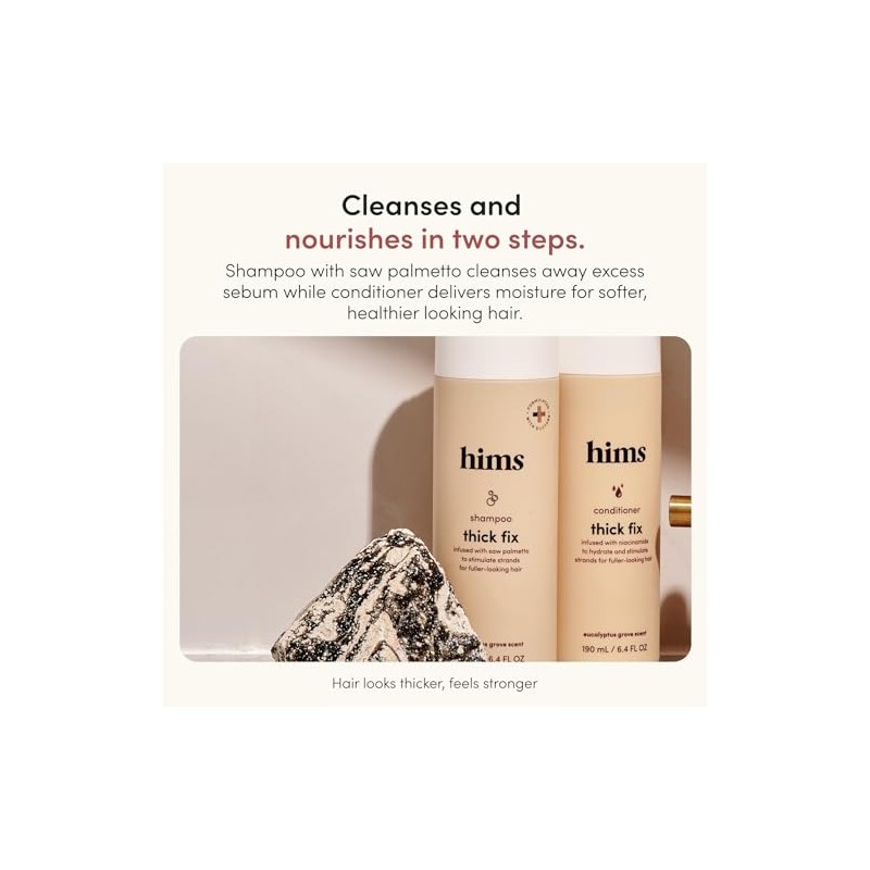 Hims Thick Fix Champú y acondicionador Set para hombres Engrosamiento,