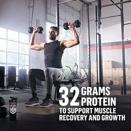 Muscle Milk Muscle Milk Genuine Protein Powder, Cookies 'N Crème, 1.93 Pounds, 12 Servings, 32g Protein, 3g Sugar, Calcium, Vitamins A, C & D, NSF Certified for Sport, Energizing Snack, Packaging May Vary