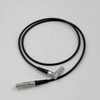 Rotatable Right Angle LEMO-Compatible 0B 2-Pin Male to 2-Pin Male