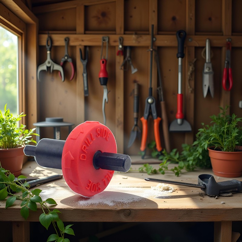 Jowxsx 1Pc Red Jump Start Electric Engine Drill Bit Adapter