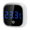 Aquarium Thermometer, Aideepen Mini Thermometer Aquarium Indoor High Precision LED