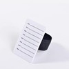 2 PCS Grafting Eyelash Scale Board White Acrylic Eyelash Display