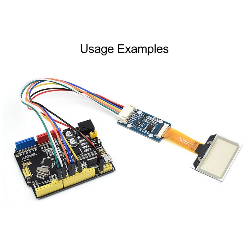 1.51 Inch Screen Module Kit SPI I2C Interface Transparent Blue