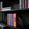 Metal Dragon Wing Bookends – Gothic Fantasy Book Holder Set,