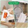 Plastic Serving Trays for Parties, Reusable White Serving Platters and