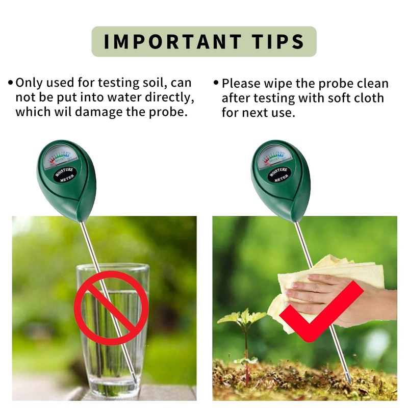 Hathdia Soil Moisture Meter, Plant Water Meter Soil Meter Moisture