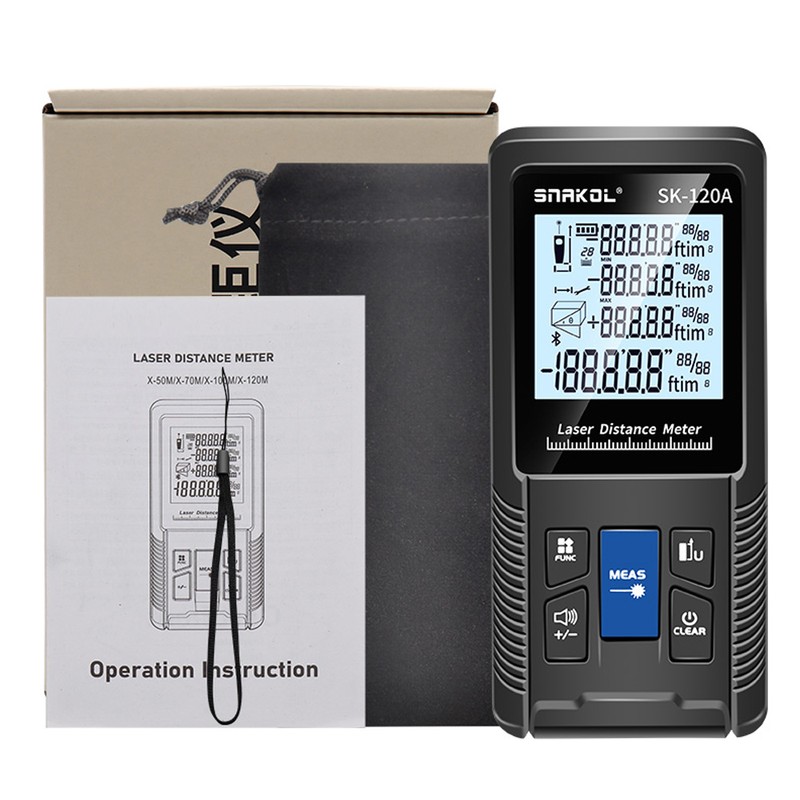Intelligent Laser Rangefinder Digital Laser Distance Meter with Single Continuous
