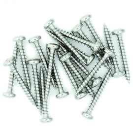 No.5 x 1.4 (3.5mm x 35mm) Pozi Pan Chipboard Screw - Stainless Steel (A2) (Pack of 20)