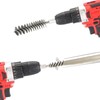 6pcs Set Bore Brush for Drill, 1/4" Hex Shank Stainless