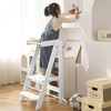 Foldable Toddler Tower 95% Preassembled Kitchen Stool Helper Folding Step