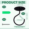 Sekonow Closet Rod Bracket, 1.5 Inch Heavy Duty Metal Closet