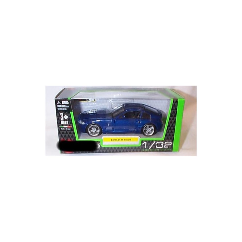 BURAG0 Blue B.M.W Z4 M coupe vehicle 1:32 scale diecast