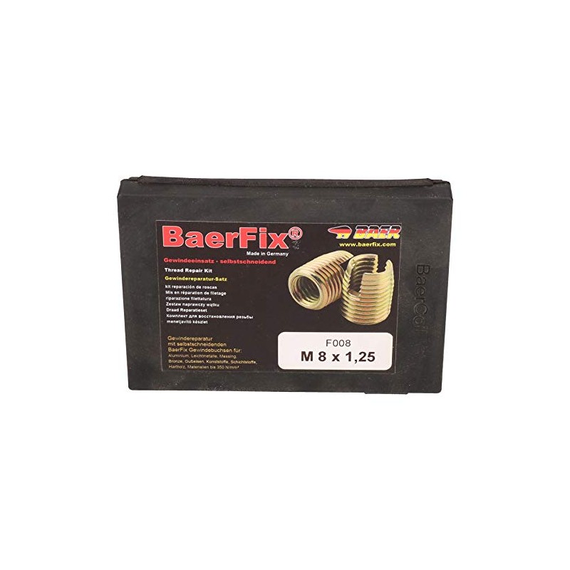 AB Tools Baerfix M8 x 1.25mm Metric Self Tapping Damaged