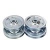 Tsnamay 4Pcs 3" Garage Door Pulley,Cable and Pulley Replacement for