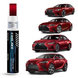 COSLAKE Car Touch Up Paint(Matador Red Mica(3R1)) for Lexus, Car Paint Scratch Repair Kit, Quick & Easy Solution to Repair, 2 in 1 Scratch Remover Pen with Color-Matched