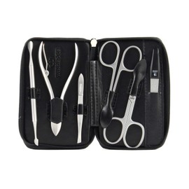Windrose Ambiance Manicure Set 12,5 cm Leather schwarz