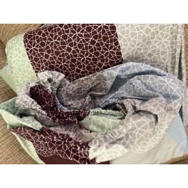 Big Seven 3 Pieces XL Twin Size Bed Sheet set For College Dorm Room Bed  100% Cotton