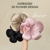 LILYSILK Womens 100% Silk Big Hair Scrunchies Silk Filled Flower