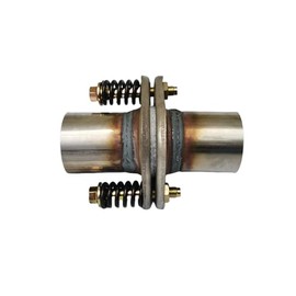SUISFLXGRO Exhaust Flex Spring Flanges 100% 409L Stainless, Spring Joint For Aftermarket (3.0"X6")