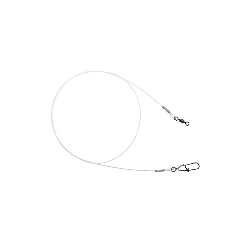 Spro Matt Black Leader Fluoro - 2 Fluorocarbon Spin Leaders
