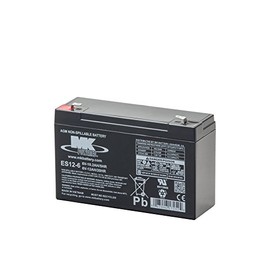 MK Battery ES12-6 Maintenance-Free Rechargeable Sealed Lead-Acid Battery