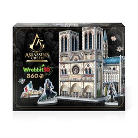 Wrebbit3D Assassin’s Creed 3D Puzzle Model of Notre-Dame | 860 Jigsaw Puzzle Pieces | References from Ubisoft Popular Video Game