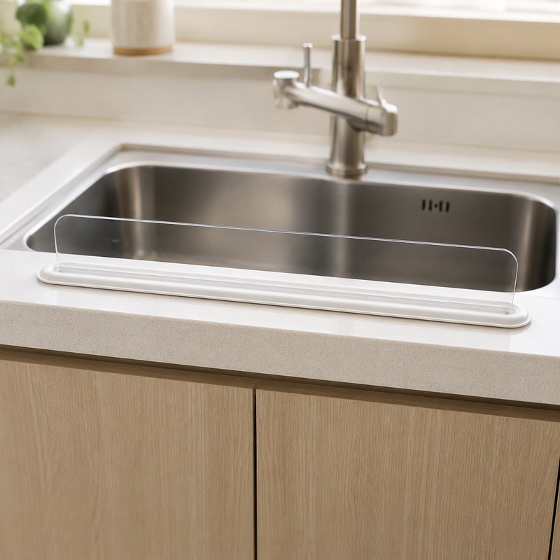 리브담 싱크대앞 물막이 투명 물튐방지 Ribdam Sink Front Water Barrier