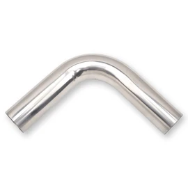 FGJQEFG 4 Inch 90 Degree DIY Custom Mandrel Exhaust Pipe Tube Pipe, T304 Stainless Steel, Universal Fit, 27.5 Inch End to End Length, 4'' OD Mandrel Bend Pipe