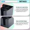 AMGSH 1 Pack 6-Compartment Bar Caddy Napkin & Straw Holder